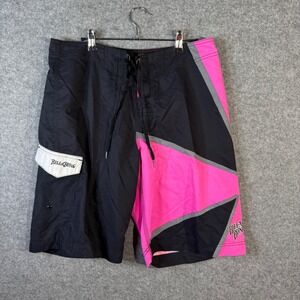 Billabong Board Shorts Mens Black Pink Swim Trunks Surfing Beach Shorts‎